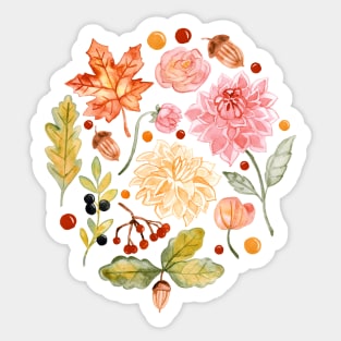 Autumn Garden Sticker
